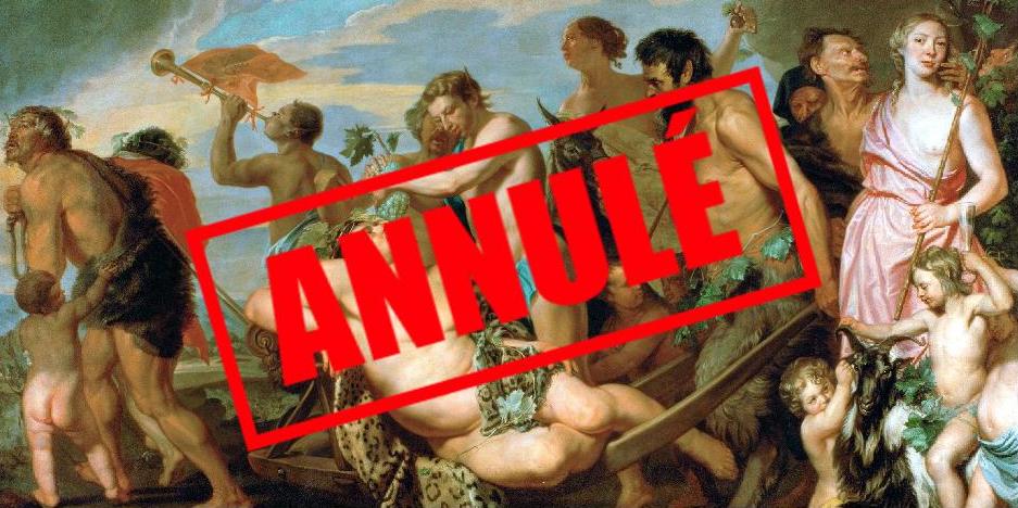 Bandeau baroque annulé