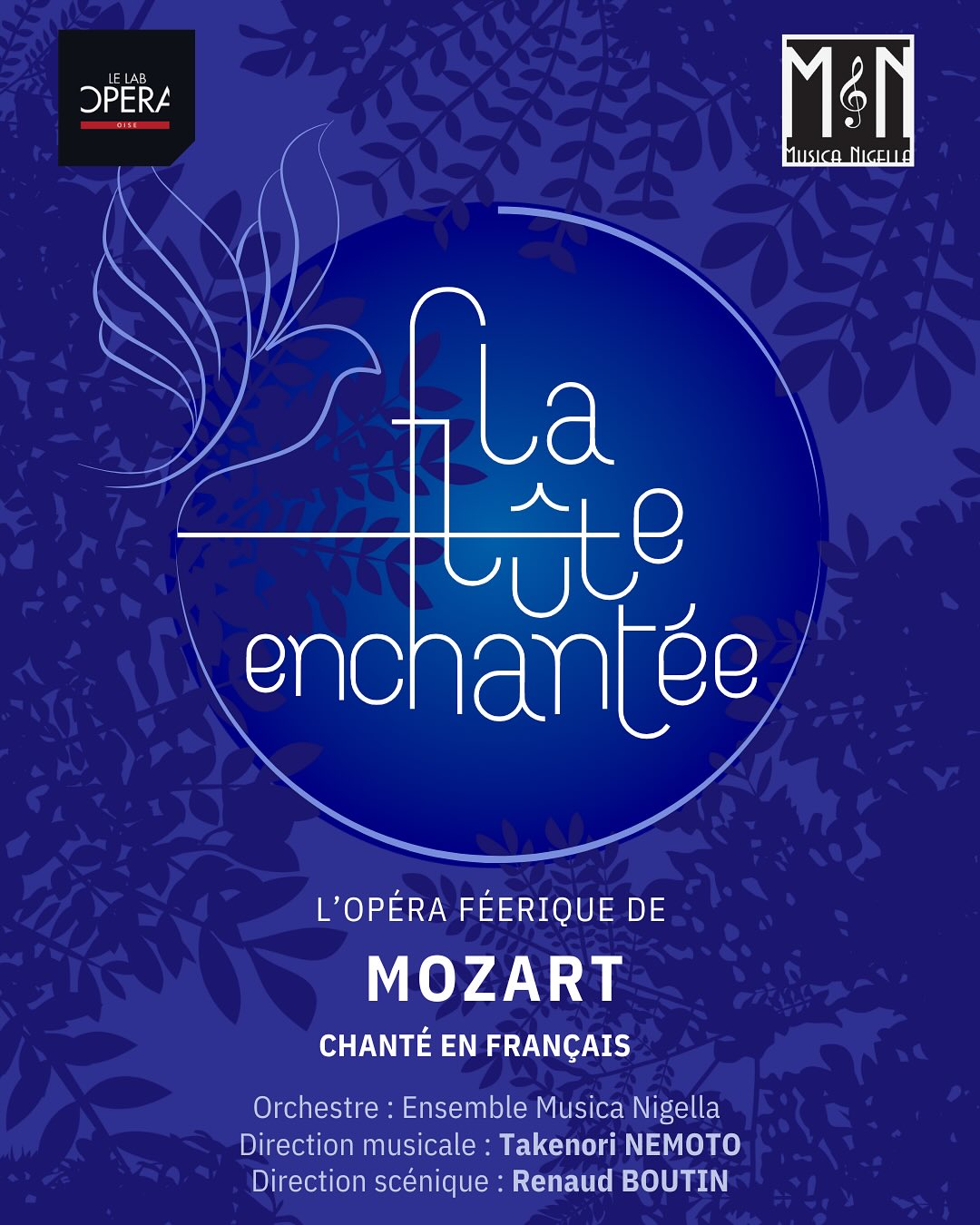 Flûte enchantée affiche Labopéra